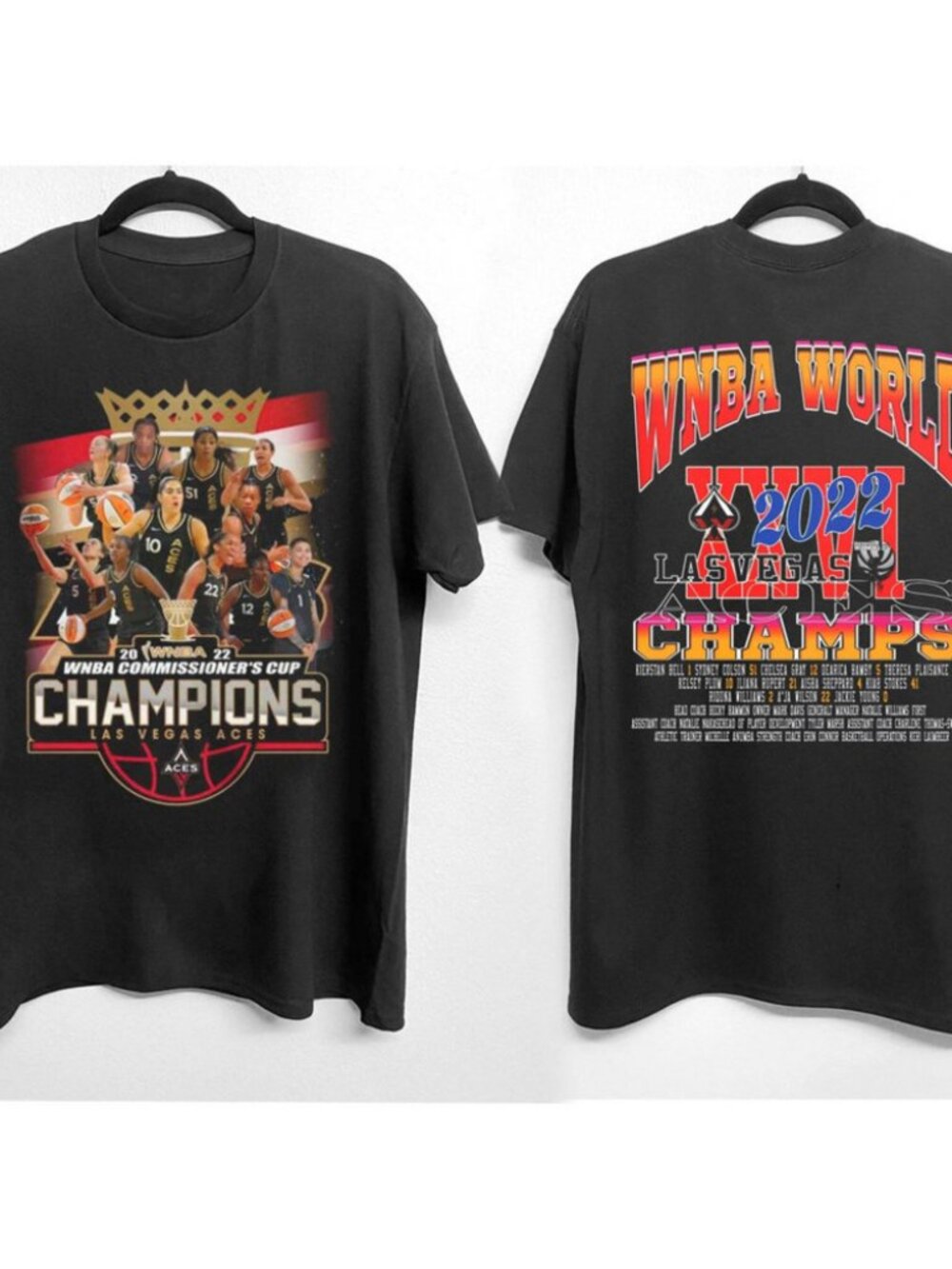 Las Vegas Aces 2022 Champions WNBA Fan Gift T-Shirt